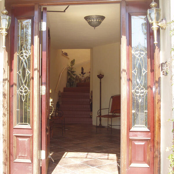 Welcoming front entrance to the home-based daycare
