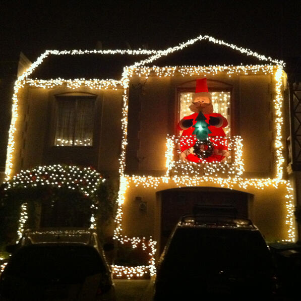 Lana’s Sunset Preschool decorated for the holidays