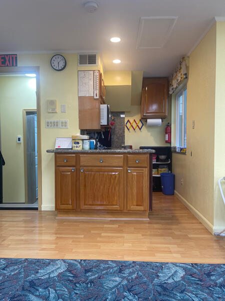 Kitchen area for children’s home-cooked meals